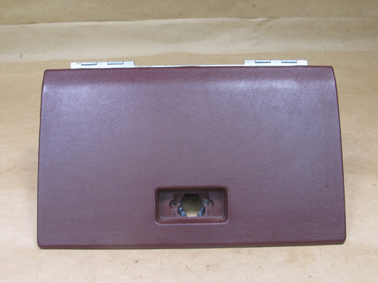 87-89 MITSUBISHI STARION CONQUEST RIGHT GLOVE BOX COMPARTMENT STORAGE RED OEM