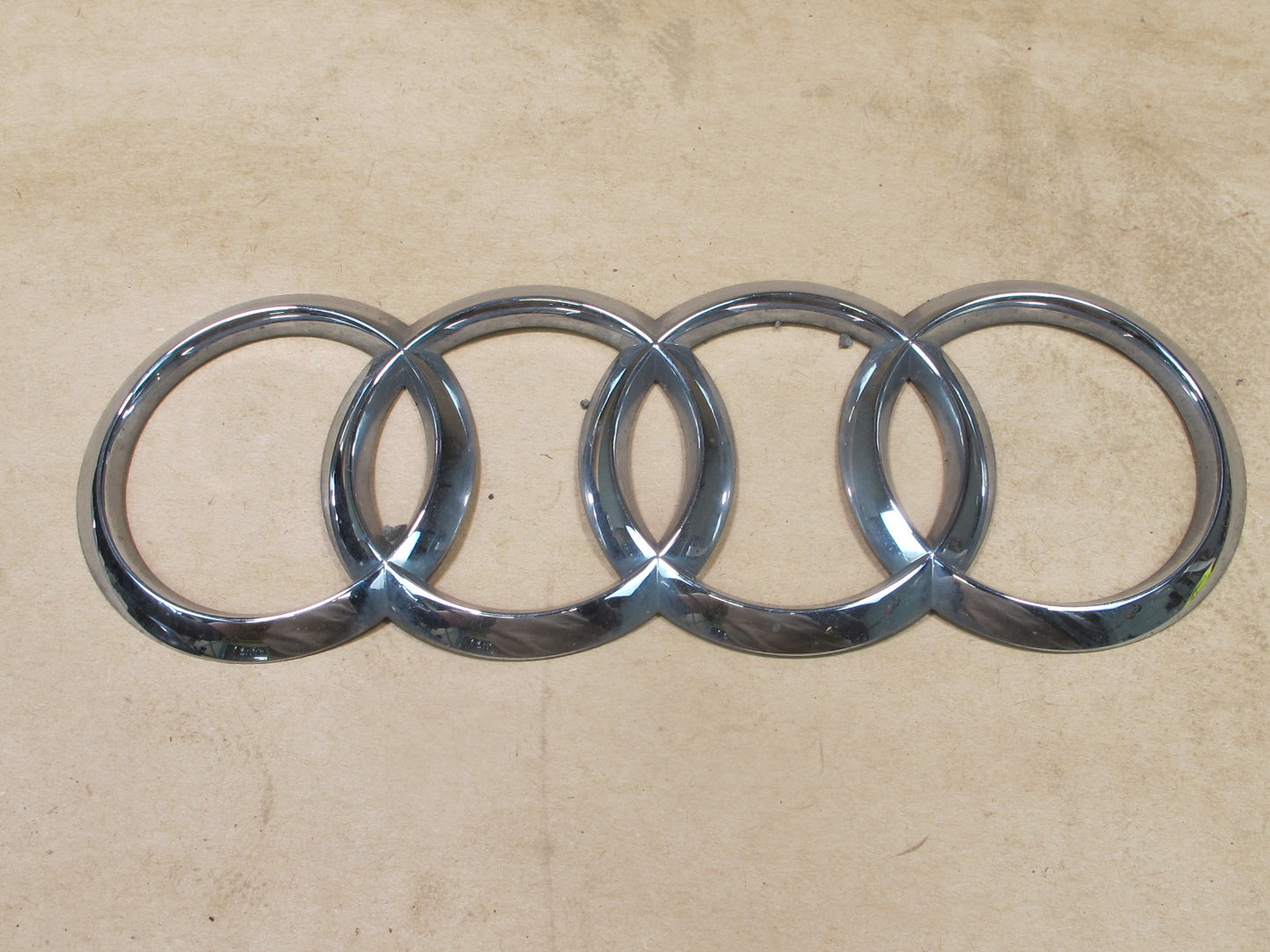 13-16 AUDI B8 S4 REAR TRUNK LID EMBLEM LOGO BADGE SYMBOL SET OEM