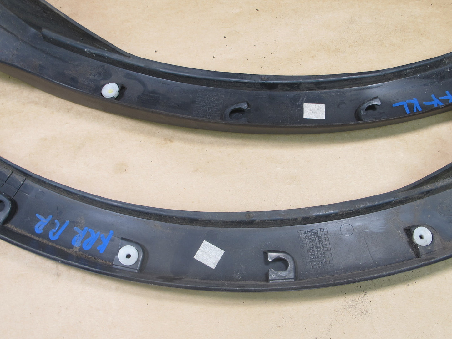 2010-2013 RANGE ROVER SPORT L320 REAR WHEEL ARCH FLARE TRIM MOLDING SET OF 2