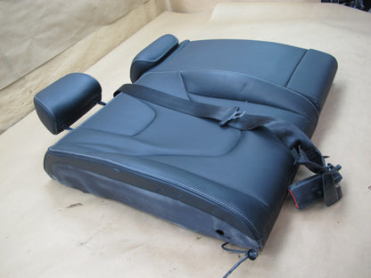 13-16 AUDI B8 A4 S4 REAR SEAT UPPER & LOWER LEATHER CUSHION SET OEM