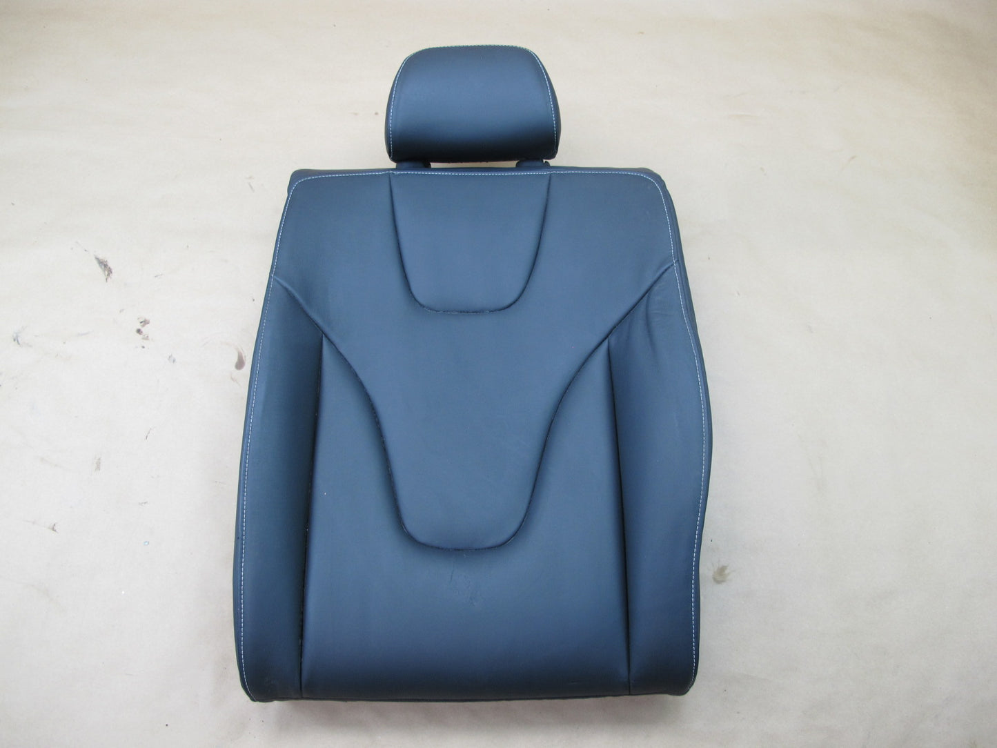 13-16 AUDI B8 A4 S4 REAR SEAT UPPER & LOWER LEATHER CUSHION SET OEM