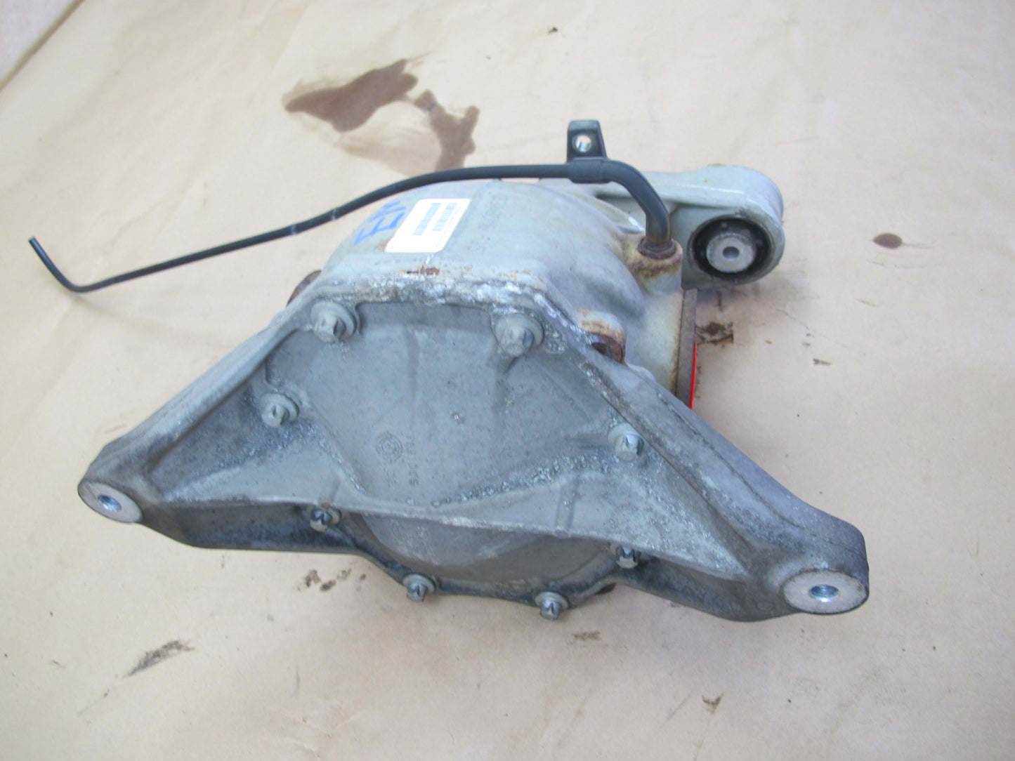 12-15 MERCEDES W166 ML DIESEL REAR AXLE DIFFERENTIAL CARRIER RATIO 3.27 OEM