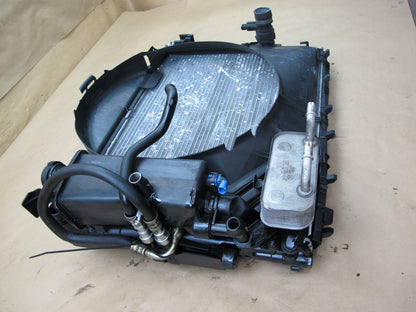 01-02 BMW E46 M54 ENGINE RADIATOR A/C CONDENSER OIL COOLER SHROUD ASSY OEM