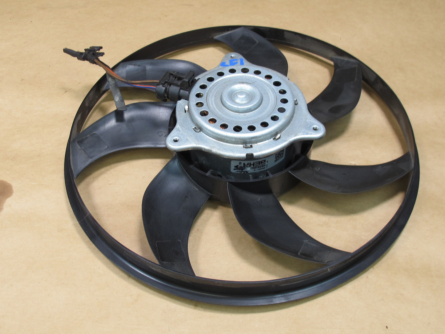 08-15 SMART FORTWO W451 ENGINE COOLING FAN MOTOR W BLADE OEM