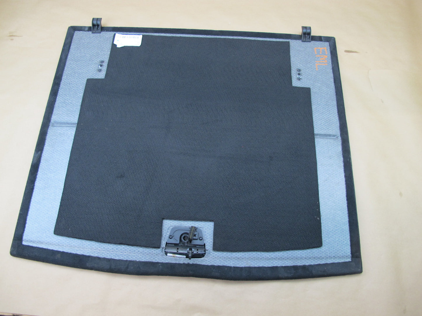 12-15 MERCEDES W166 ML-CLASS TRUNK FLOOR CARPET COVER PANEL BLACK OEM