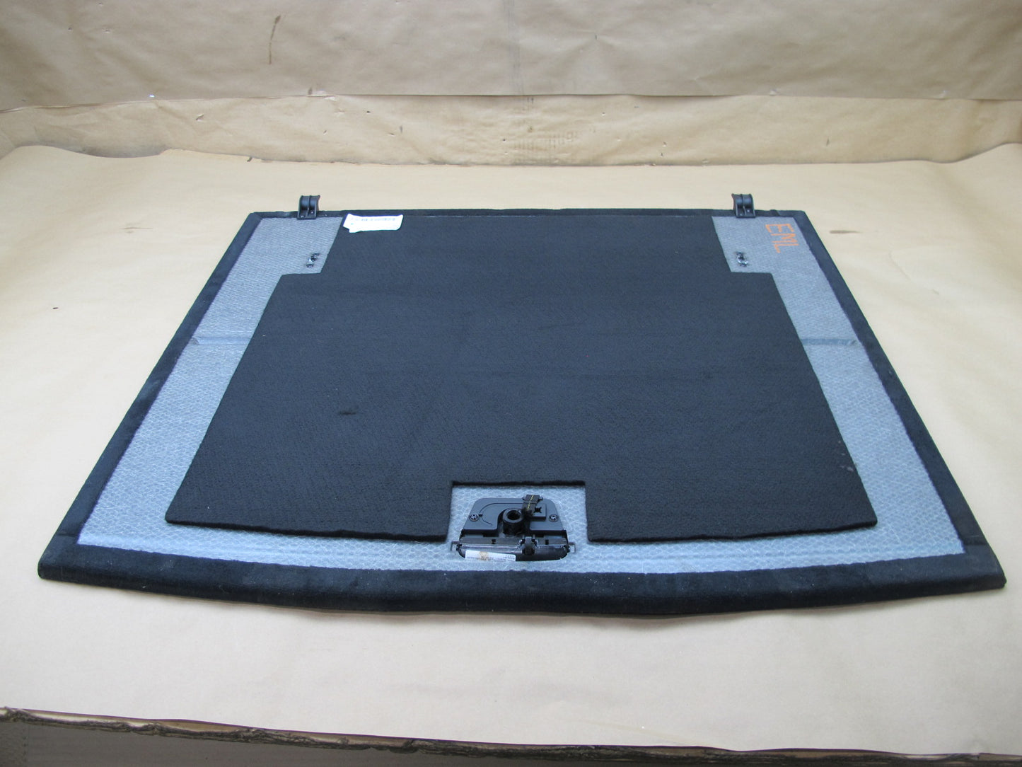 12-15 MERCEDES W166 ML-CLASS TRUNK FLOOR CARPET COVER PANEL BLACK OEM