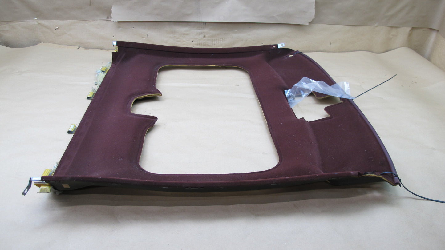 87-89 MITSUBISHI STARION CONQUEST TOP ROOF HEADLINER TRIM COVER PANEL RED OEM