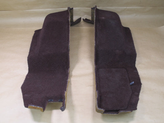 87-89 MITSUBISHI STARION CONQUEST TRUNK LEFT & RIGHT CARPET COVER TRIM SET OEM