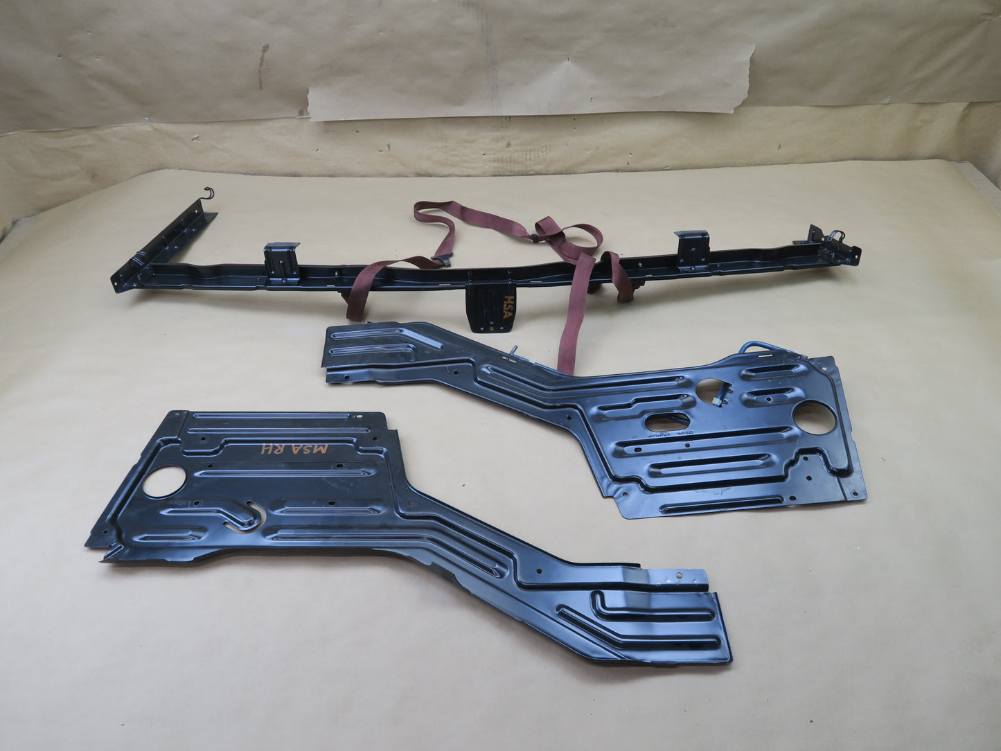 84-89 MITSUBISHI STARION CONQUEST TRUNK ROOM FLOOR FRAME SET OEM