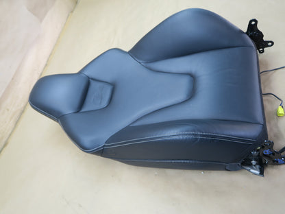 13-16 AUDI B8 S4 FRONT RIGHT SEAT UPPER BACKREST LEATHER CUSHION OEM
