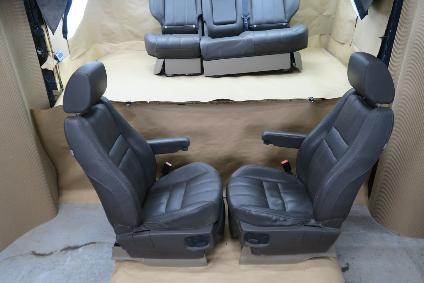 2010-2013 RANGE ROVER SPORT L320 FRONT & REAR LEFT & RIGHT LEATHER SEAT SET