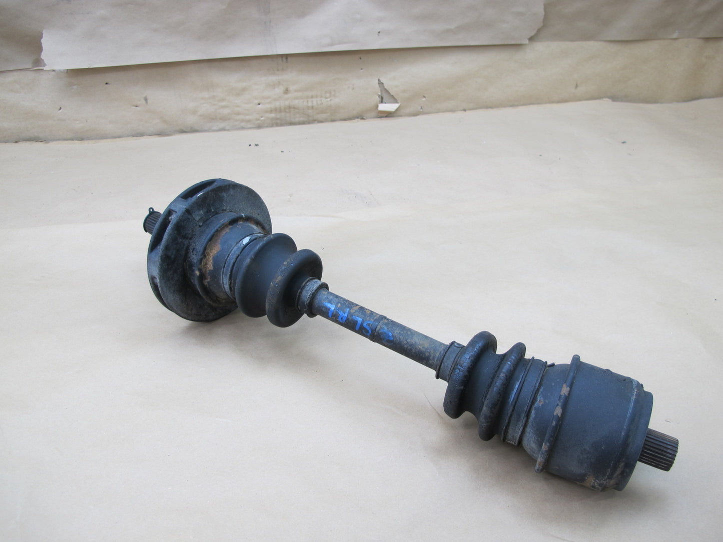 73-85 MERCEDES R107 SL-CLASS REAR LEFT SUSPENSION AXLE SHAFT OEM