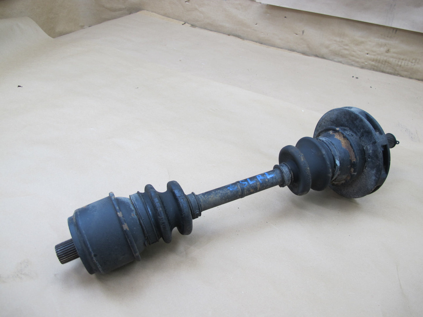 73-85 MERCEDES R107 SL-CLASS REAR LEFT SUSPENSION AXLE SHAFT OEM