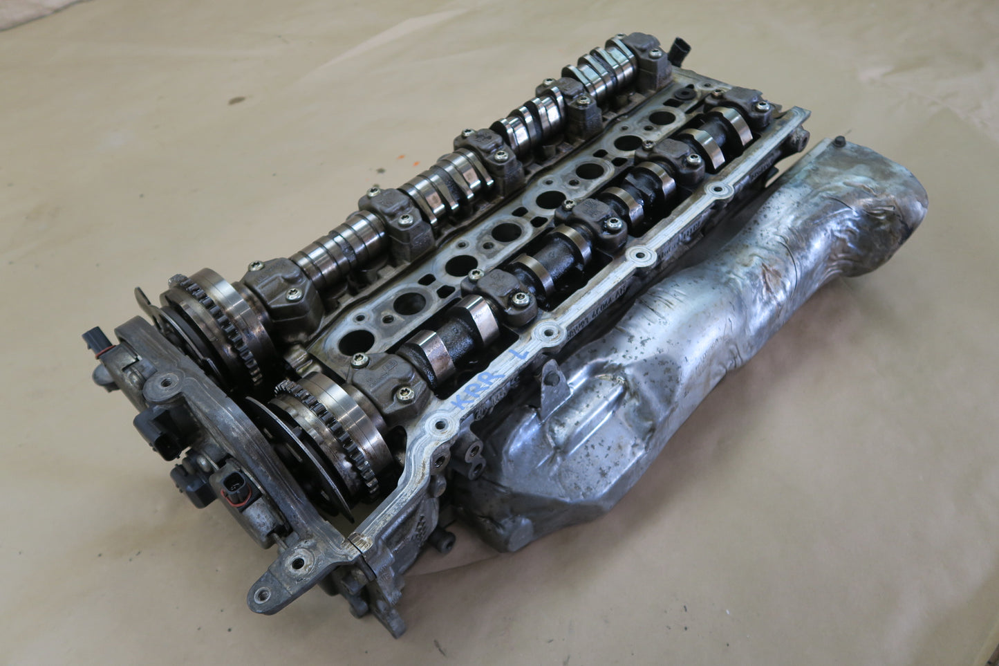 2010-2013 RANGE ROVER SPORT L320 5.0L AJ133 LEFT CYLINDER HEAD W CAMSHAFTS