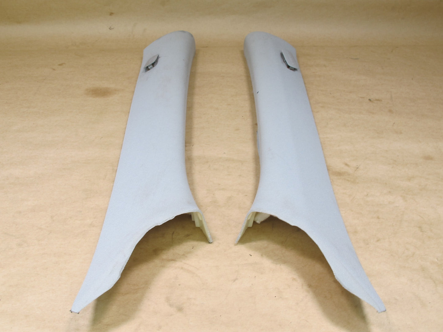 12-16 MERCEDES W166 X166 GL ML SET OF 2 FRONT INTERIOR A PILLAR TRIM COVER OEM