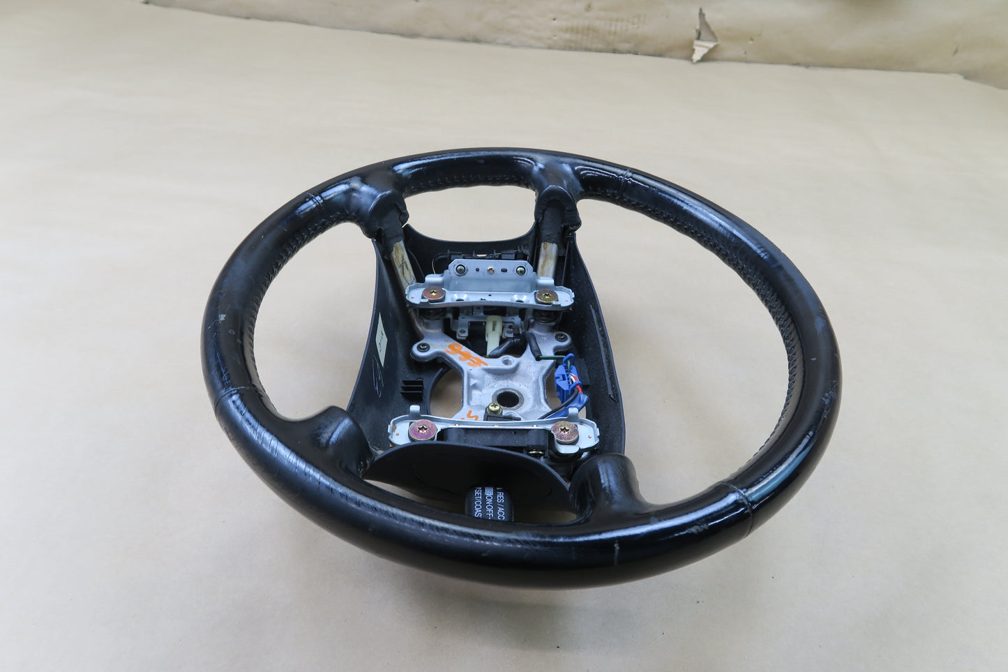 92-97 LEXUS SC300 SC400 UZZ30 LEATHER STEERING W CRUISE BLACK OEM