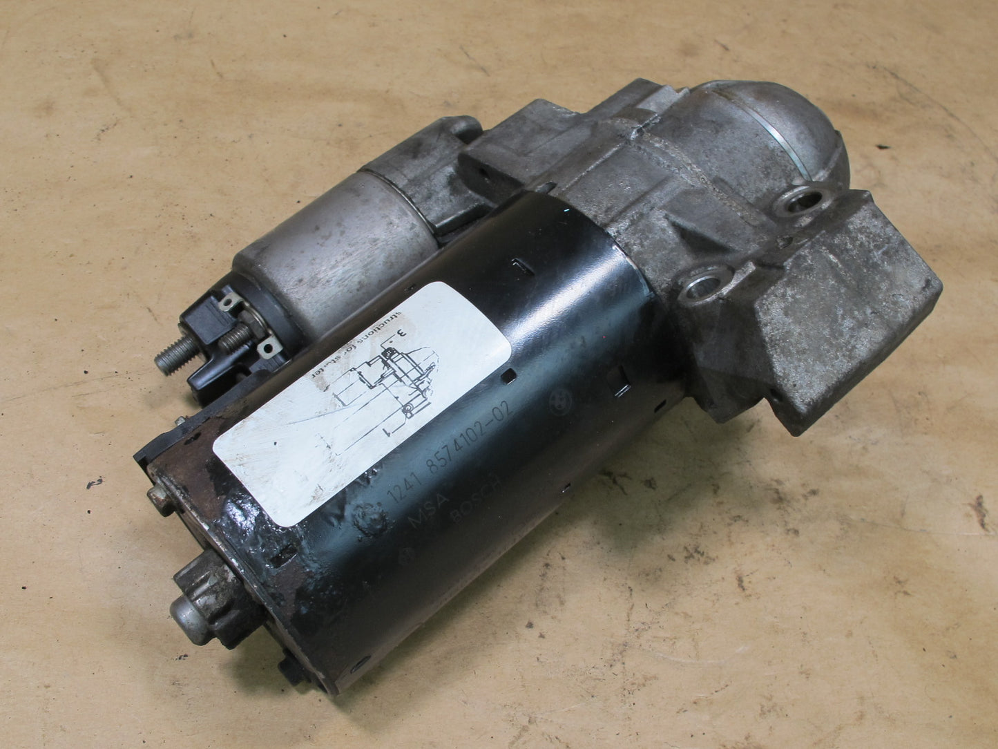 14-18 BMW F30 F31 DIESEL ENGINE STARTER MOTOR 8574102 OEM