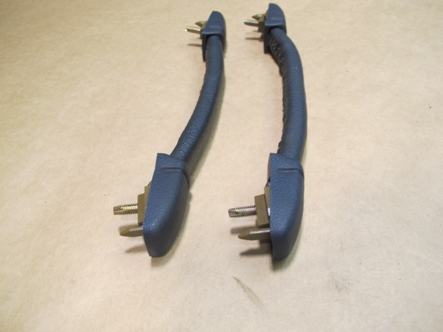 86-92 TOYOTA SUPRA MK3 SET OF 2 LEFT & RIGHT A PILLAR GRAB HANDLE BLUE OEM