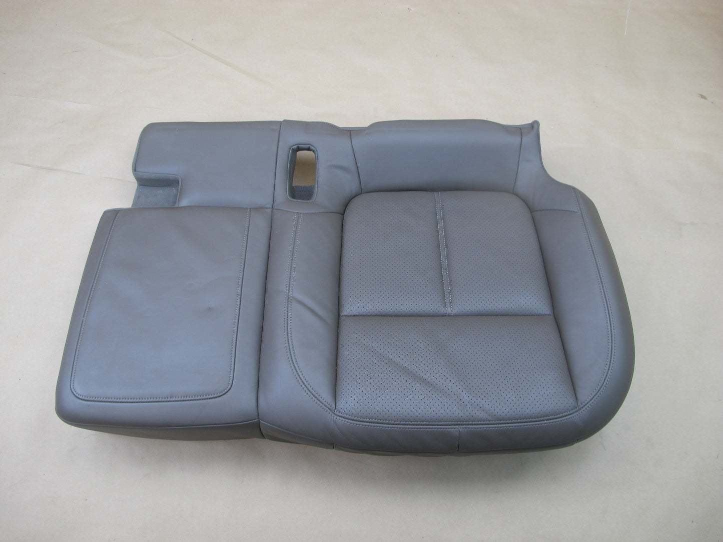 2011-2018 PORSCHE CAYENNE 958 REAR SEAT LEFT LOWER LEATHER CUSHION