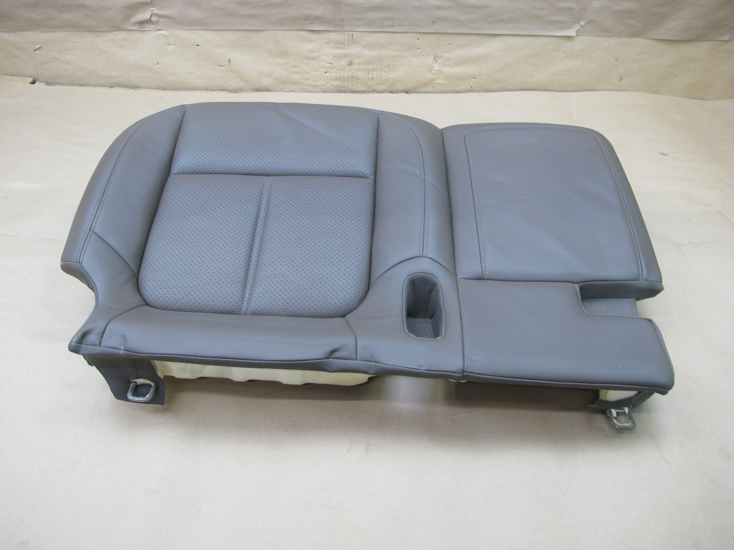 2011-2018 PORSCHE CAYENNE 958 REAR SEAT LEFT LOWER LEATHER CUSHION