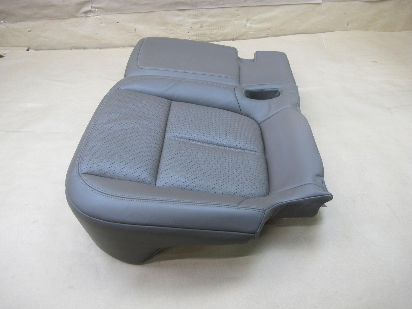 2011-2018 PORSCHE CAYENNE 958 REAR SEAT LEFT LOWER LEATHER CUSHION