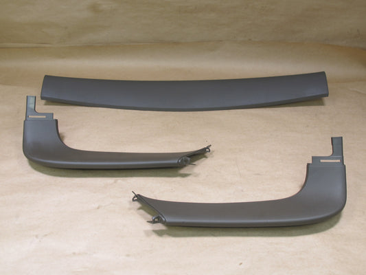 2011-2018 PORSCHE CAYENNE 958 REAR TRUNK LID LIFTGATE TRIM PANEL SET OF 3