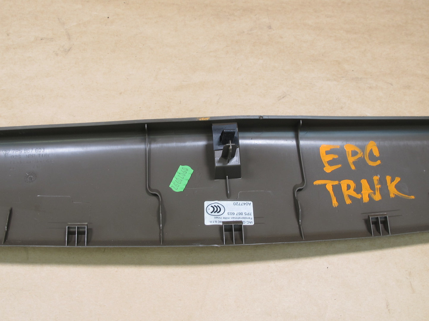 2011-2018 PORSCHE CAYENNE 958 REAR TRUNK LID LIFTGATE TRIM PANEL SET OF 3