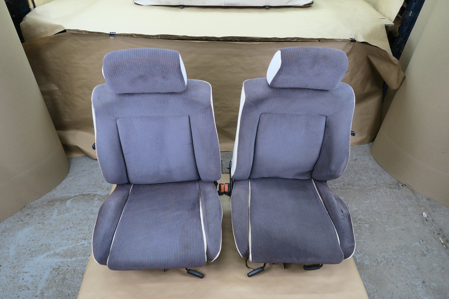 85-93 VOLKSWAGEN VW GOLF RABBIT MK1 CABRIOLET FRONT & REAR SEAT SET OEM