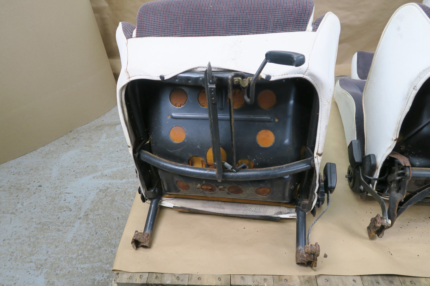 85-93 VOLKSWAGEN VW GOLF RABBIT MK1 CABRIOLET FRONT & REAR SEAT SET OEM