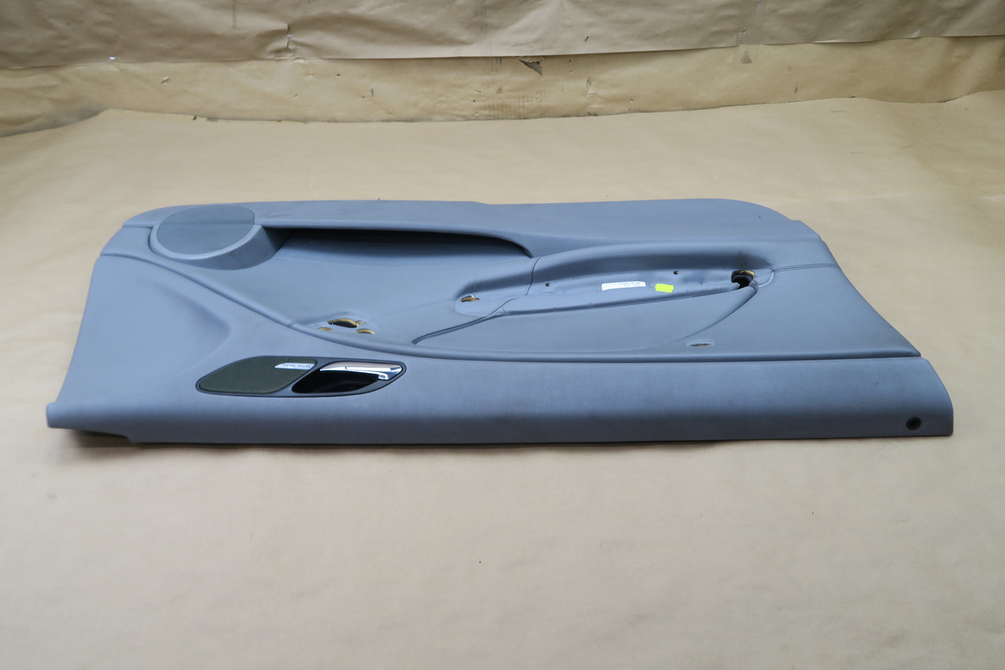 01-06 BMW E46 CONVERTIBLE SET OF 2 LEFT & RIGHT DOOR TRIM COVER PANEL GRAY OEM