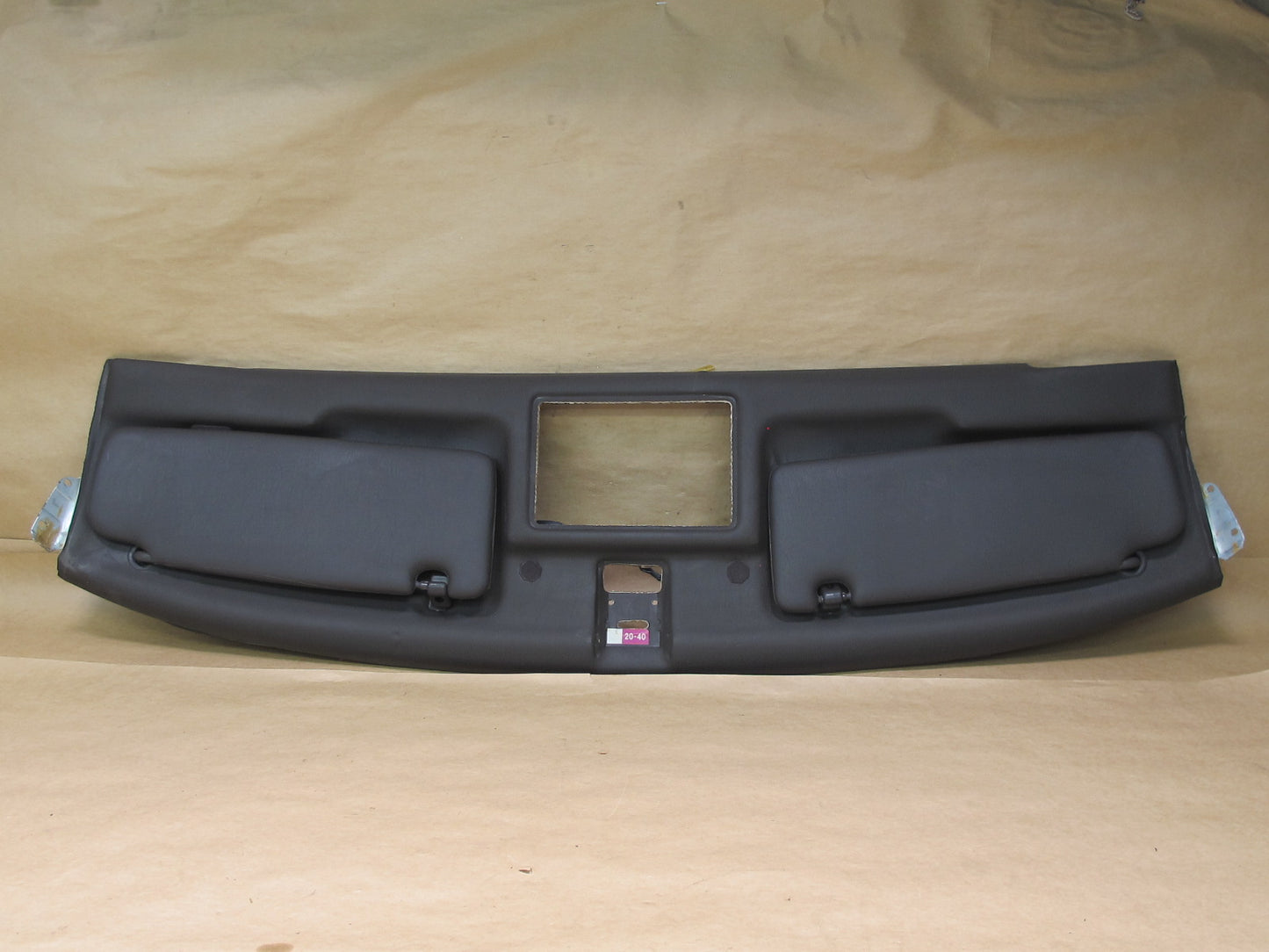 90-94 LEXUS UCF10 LS400 FRONT UPPER ROOF HEADLINER TRIM PANEL W SUN VISOR OEM