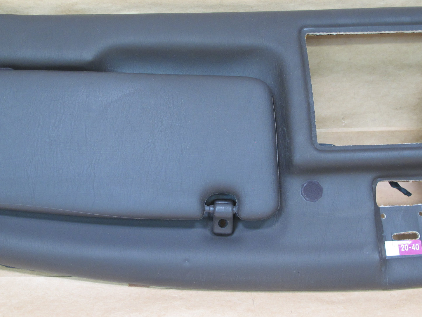 90-94 LEXUS UCF10 LS400 FRONT UPPER ROOF HEADLINER TRIM PANEL W SUN VISOR OEM