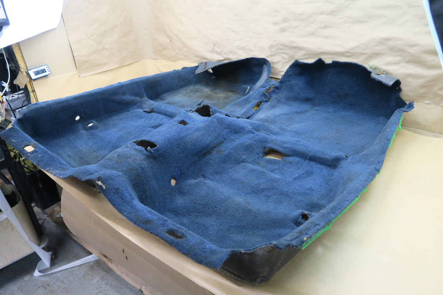 86-92 TOYOTA SUPRA MK3 FLOOR CARPET LINER COVER BLUE OEM