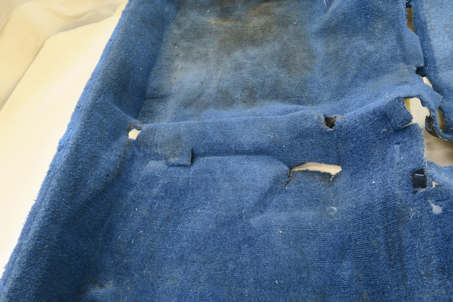 86-92 TOYOTA SUPRA MK3 FLOOR CARPET LINER COVER BLUE OEM