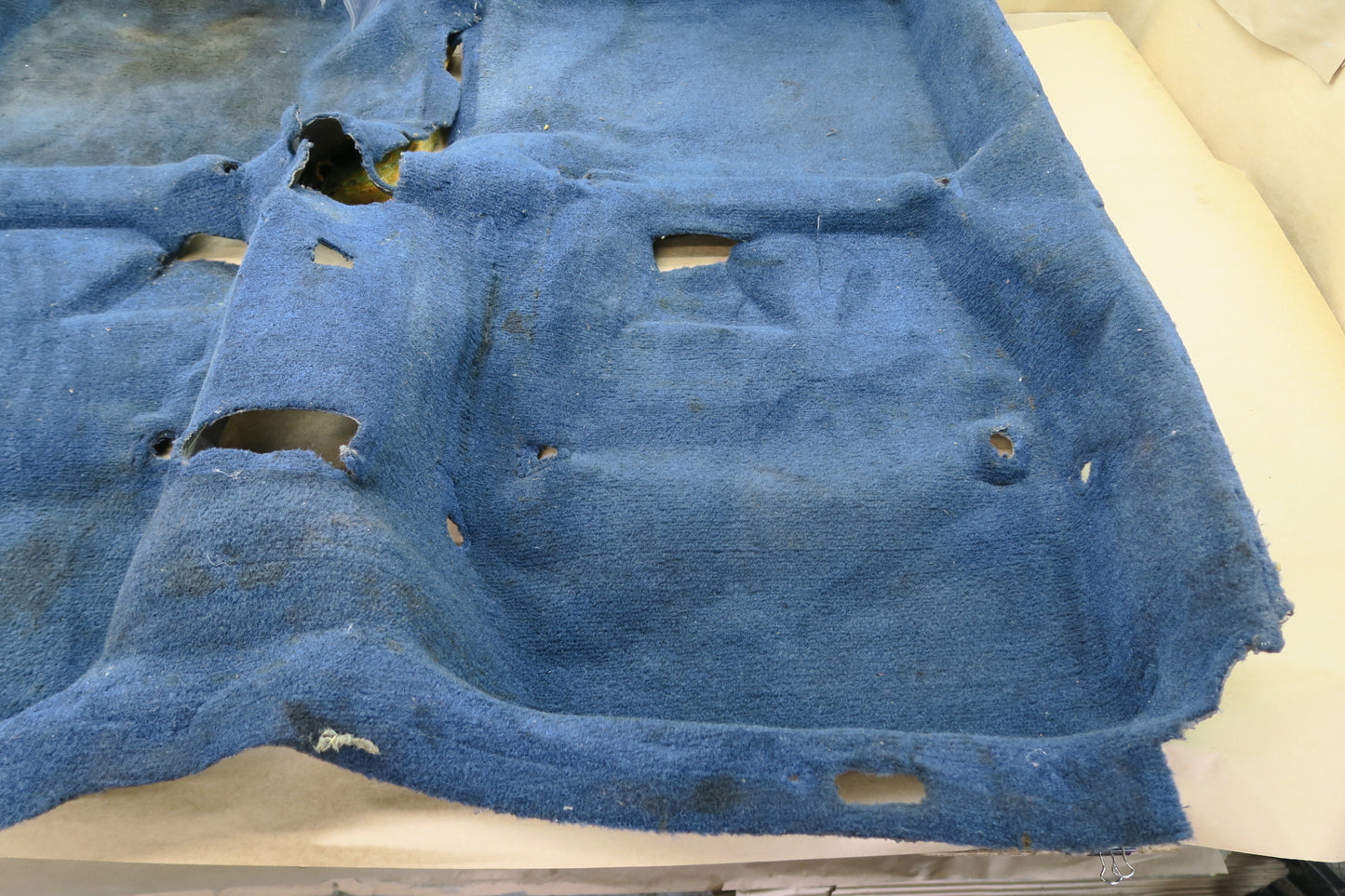 86-92 TOYOTA SUPRA MK3 FLOOR CARPET LINER COVER BLUE OEM