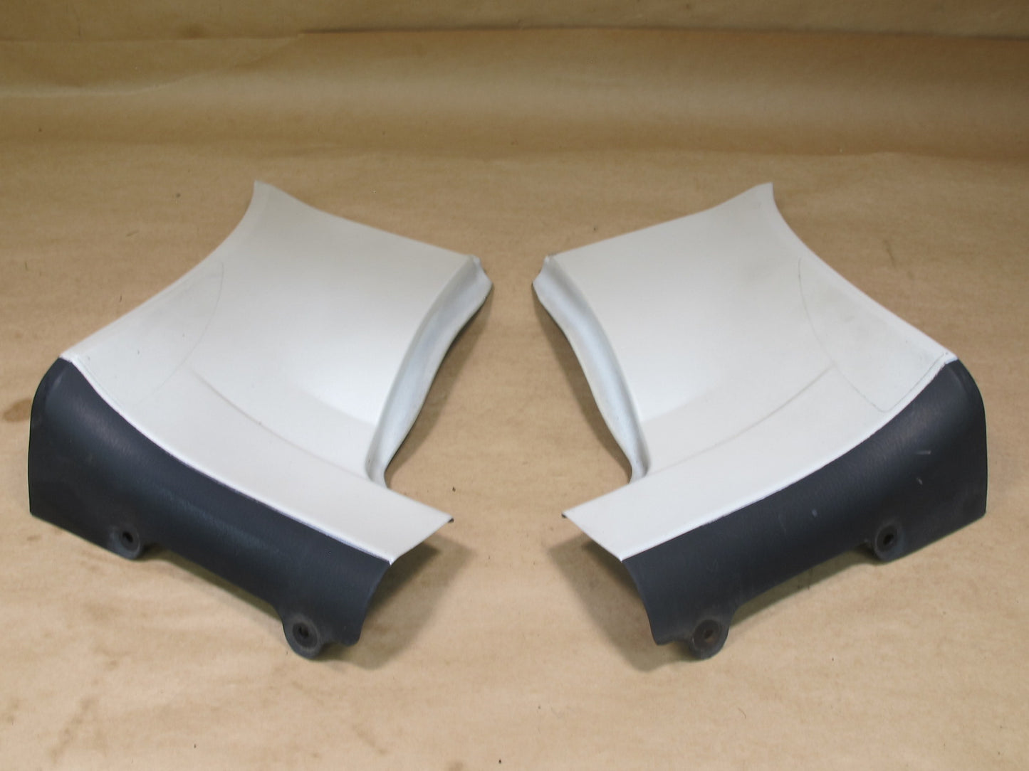 86-88 TOYOTA SUPRA MK3 SET OF 2 REAR LOWER QUARTER ROCKER MOLDING COVER OEM