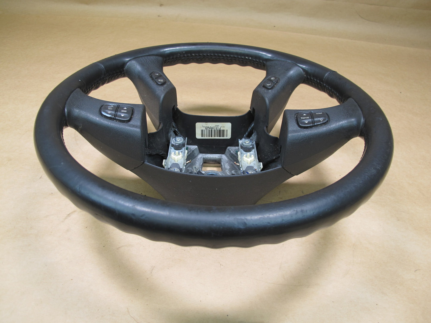 2003-2007 HUMMER H2 MULTI FUNCTION STEERING WHEEL W/ CONTROL SWITCH BLACK