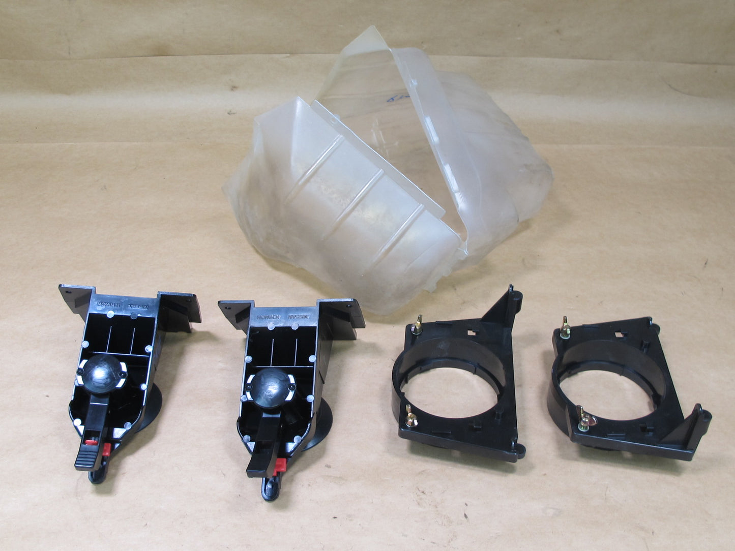 90-96 NISSAN Z32 300ZX HEADLIGHT LAMP LEVELING MOUNTING KIT BRACKET SET OEM