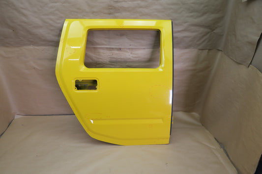 2003-2009 HUMMER H2 REAR RIGHT PASSENGER SIDE EXTERIOR DOOR SHELL PANEL YELLOW