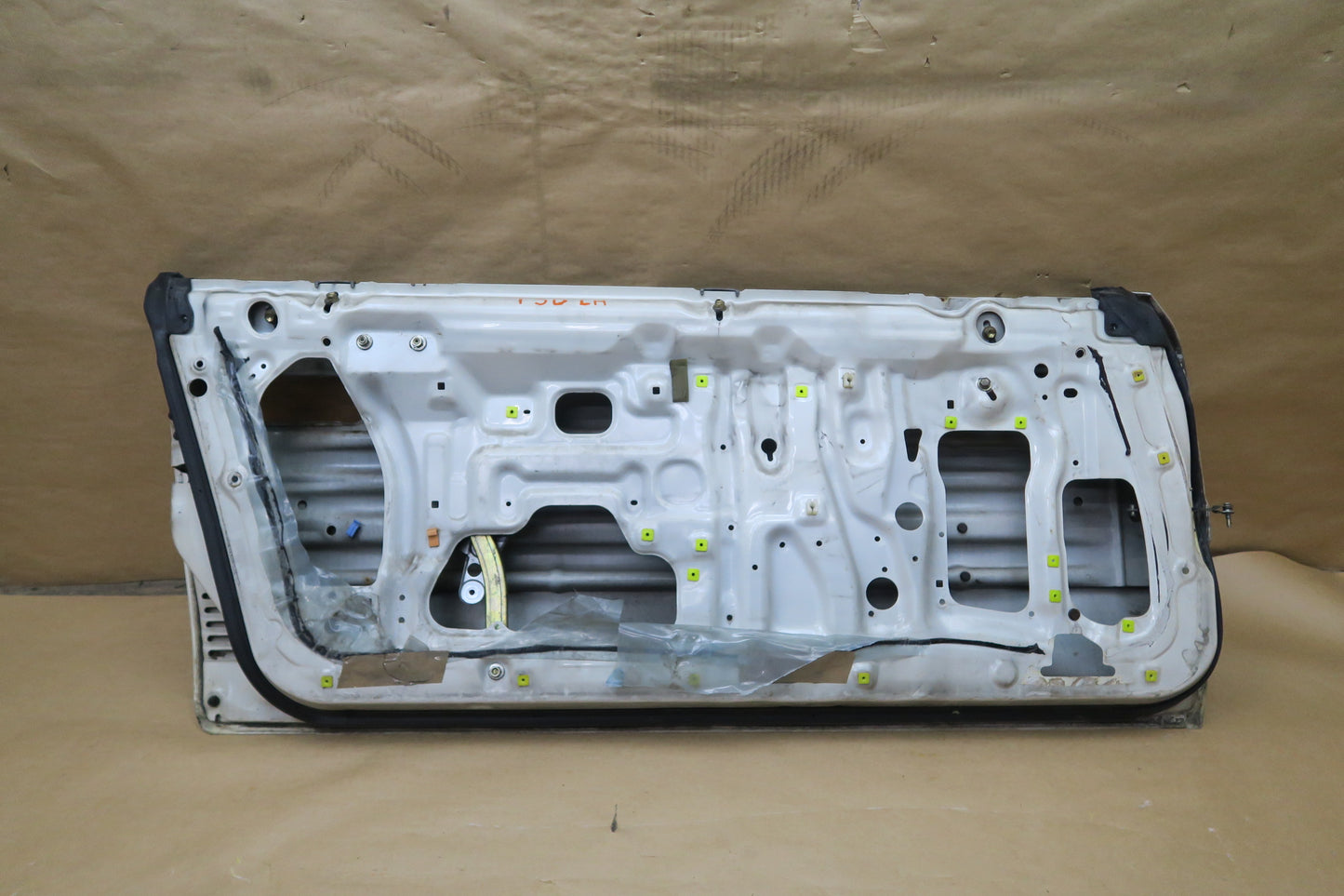 87-92 TOYOTA SUPRA MK3 TURBO LEFT DRIVER DOOR SHELL PANEL WHITE OEM