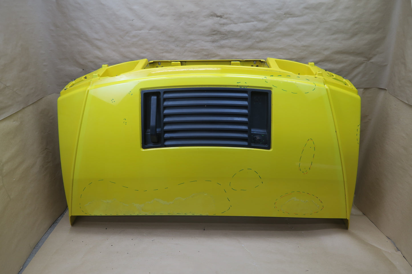 2003-2007 HUMMER H2 FRONT HOOD BONNET COVER PANEL SHELL YELLOW