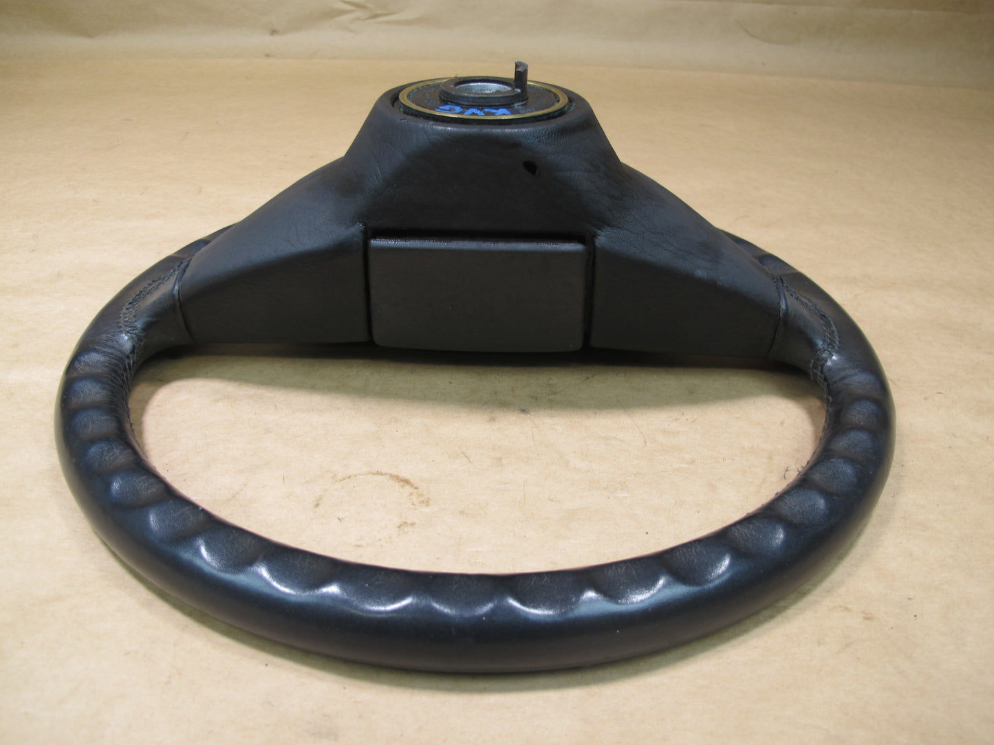 85-93 VOLKSWAGEN VW GOLF MK1 CABRIOLET LEATHER STEERING BLACK OEM