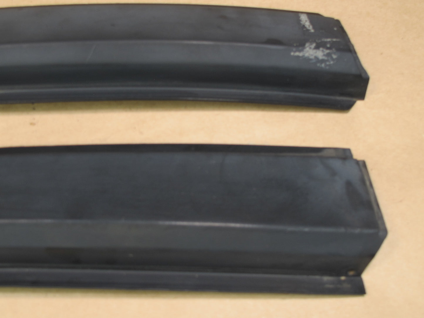 85-93 VOLKSWAGEN VW MK1 CABRIOLET SET OF 2 EXTERIOR B-PILLAR TRIM COVER OEM