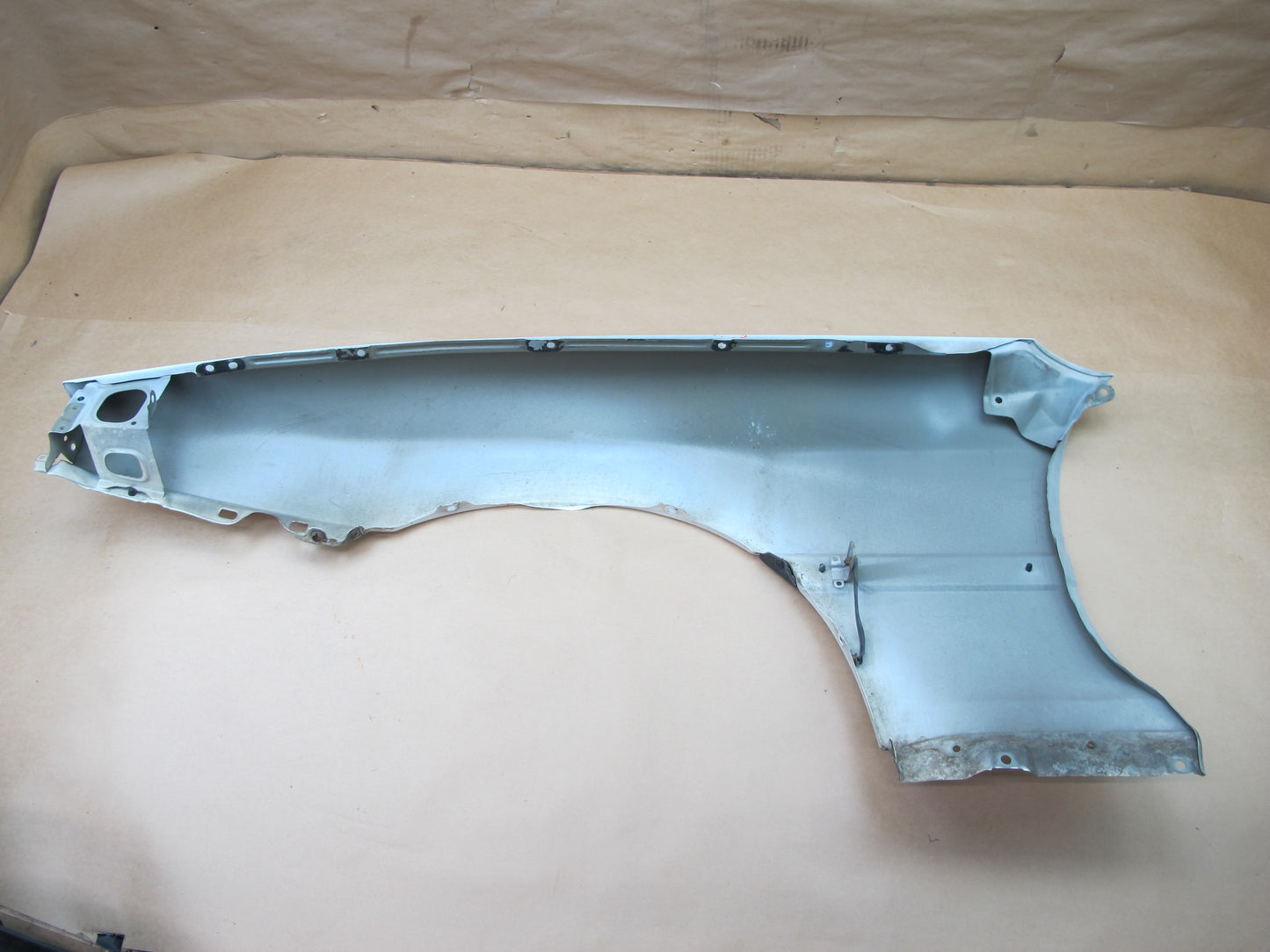 86-92 TOYOTA SUPRA MK3 FRONT RIGHT FENDER SHELL COVER PANEL WHITE OEM