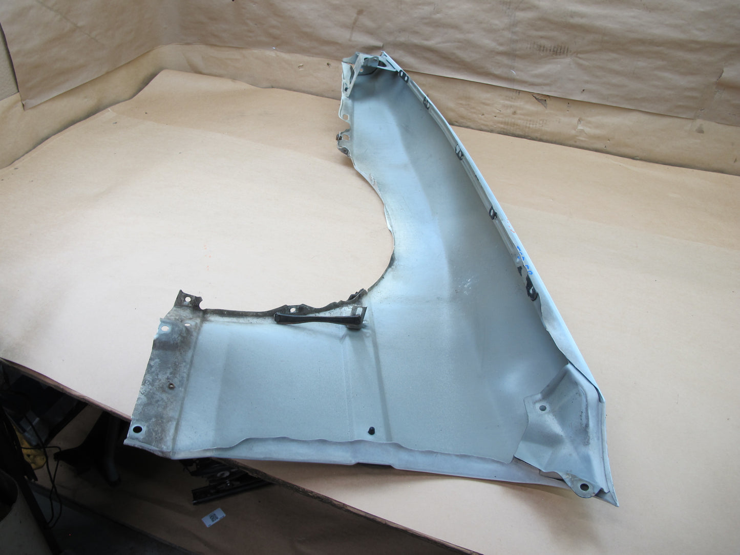 86-92 TOYOTA SUPRA MK3 FRONT RIGHT FENDER SHELL COVER PANEL WHITE OEM