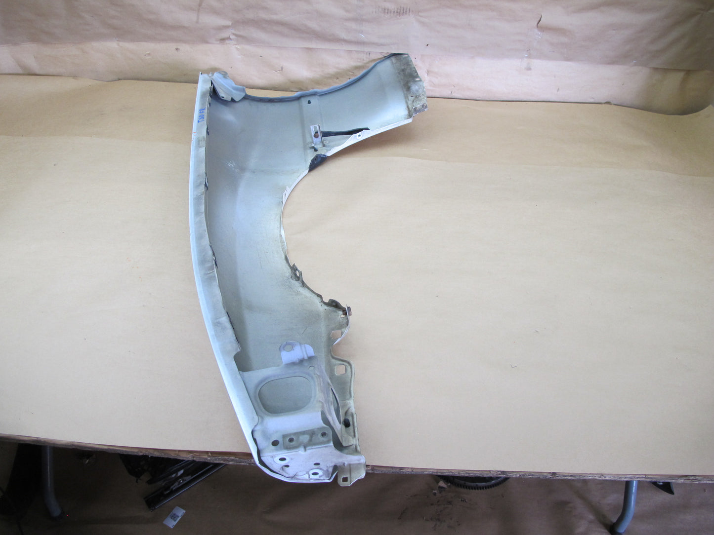 86-92 TOYOTA SUPRA MK3 FRONT RIGHT FENDER SHELL COVER PANEL WHITE OEM