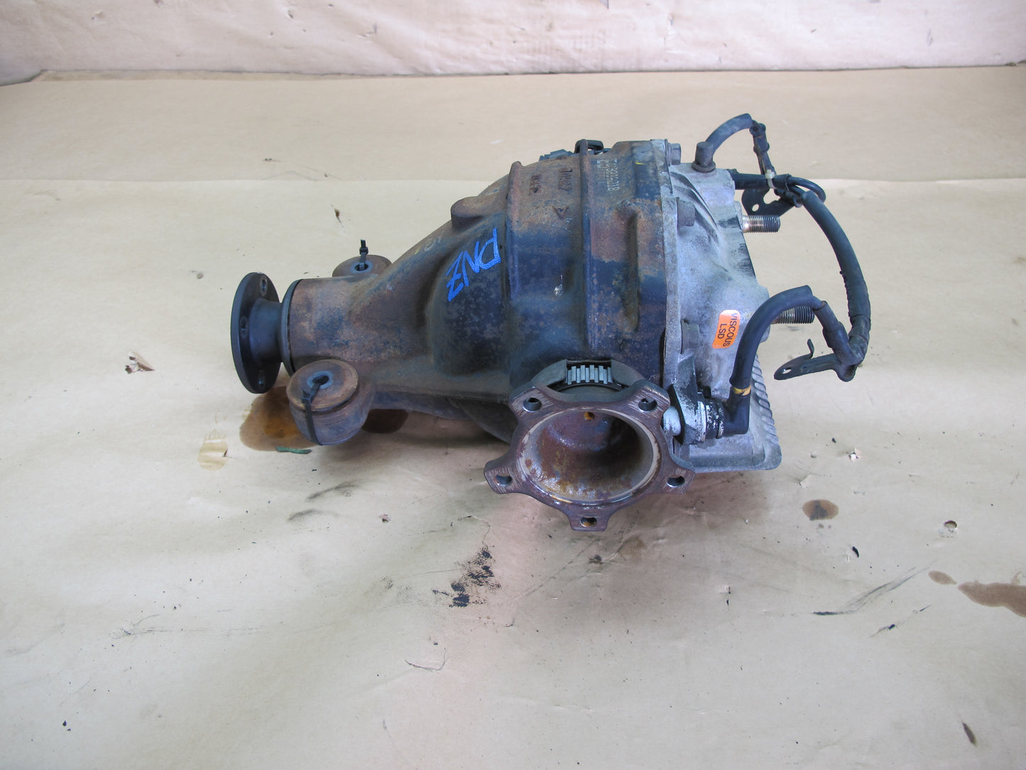 90-96 NISSAN Z32 300ZX MT NON TURBO REAR DIFFERENTIAL CARRIER 4.08 VLSD 64k