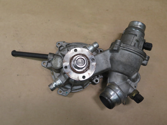 02-08 BMW E65 E66 N62 N73 ENGINE ELECTRIC COOLANT WATER PUMP THERMOSTAT UNIT