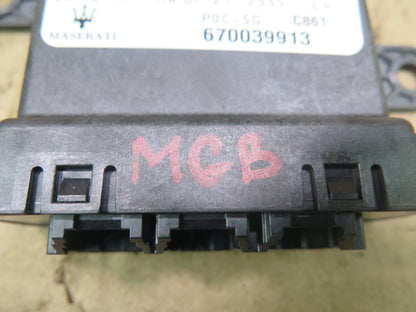 14-17 MASERATI GHIBLI M157 PDC PARKING SENSOR ECU CONTROL MODULE 670039913 OEM