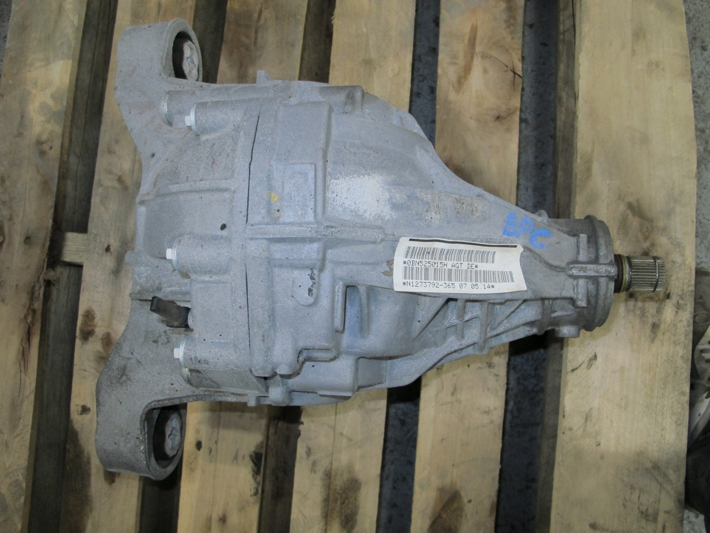 2011-2014 PORSCHE CAYENNE S 958 4.8L ENGINE REAR DIFFERENTIAL CARRIER 3.09 RATIO